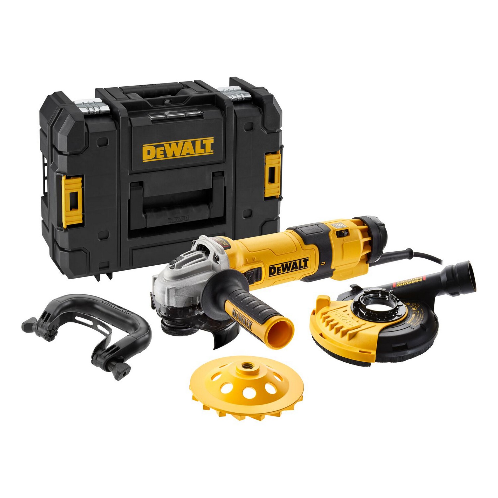 Dewalt Nurklihvija reguleeritavate pööretega DWE4257KT