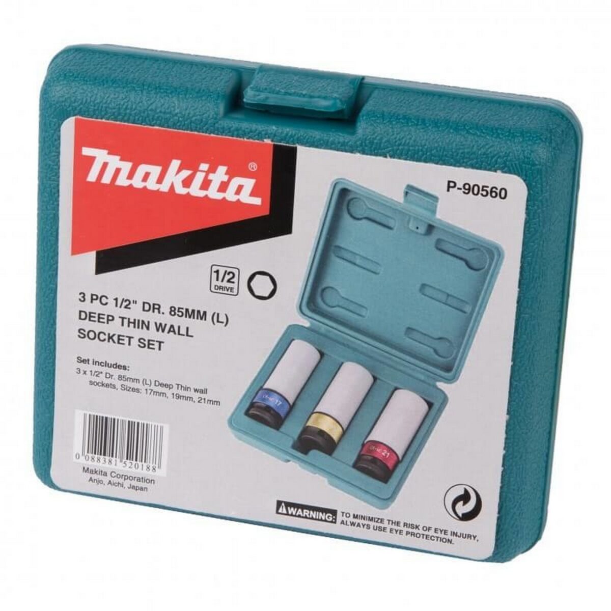 Makita Pikkade rattamutri padrunite komplekt P-90560 